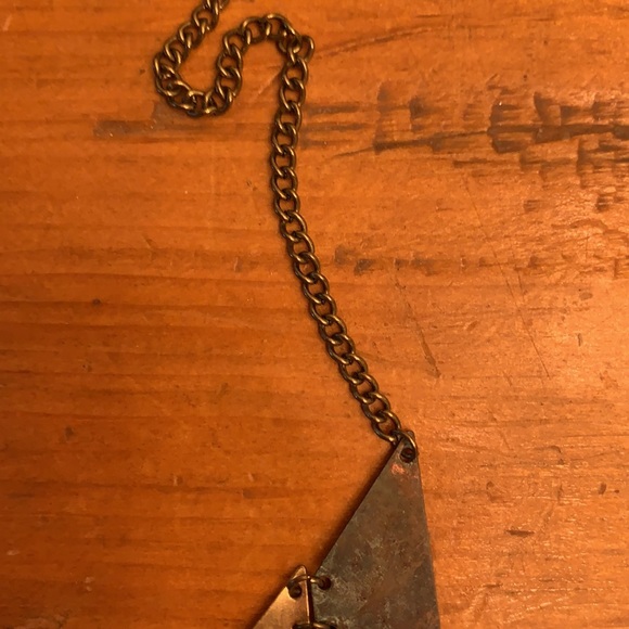 Copper and Brass Necklace - Picture 3 of 6